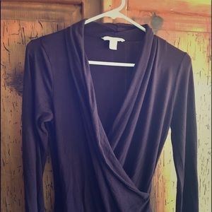 Banana Republic wrap shirt